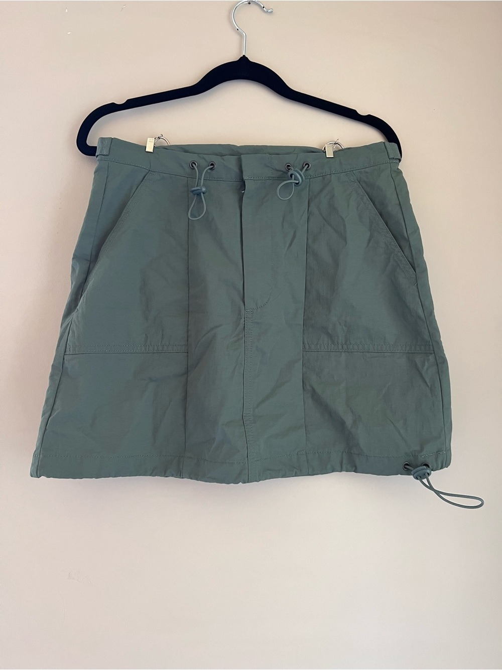 NOBO Olive Green Utility Drawstring Skirt